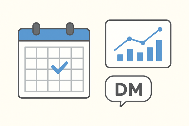 PDCAサイクルやKPIなどのビジネス用語を示す図